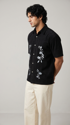The Noir Bloom Oversized Shirt