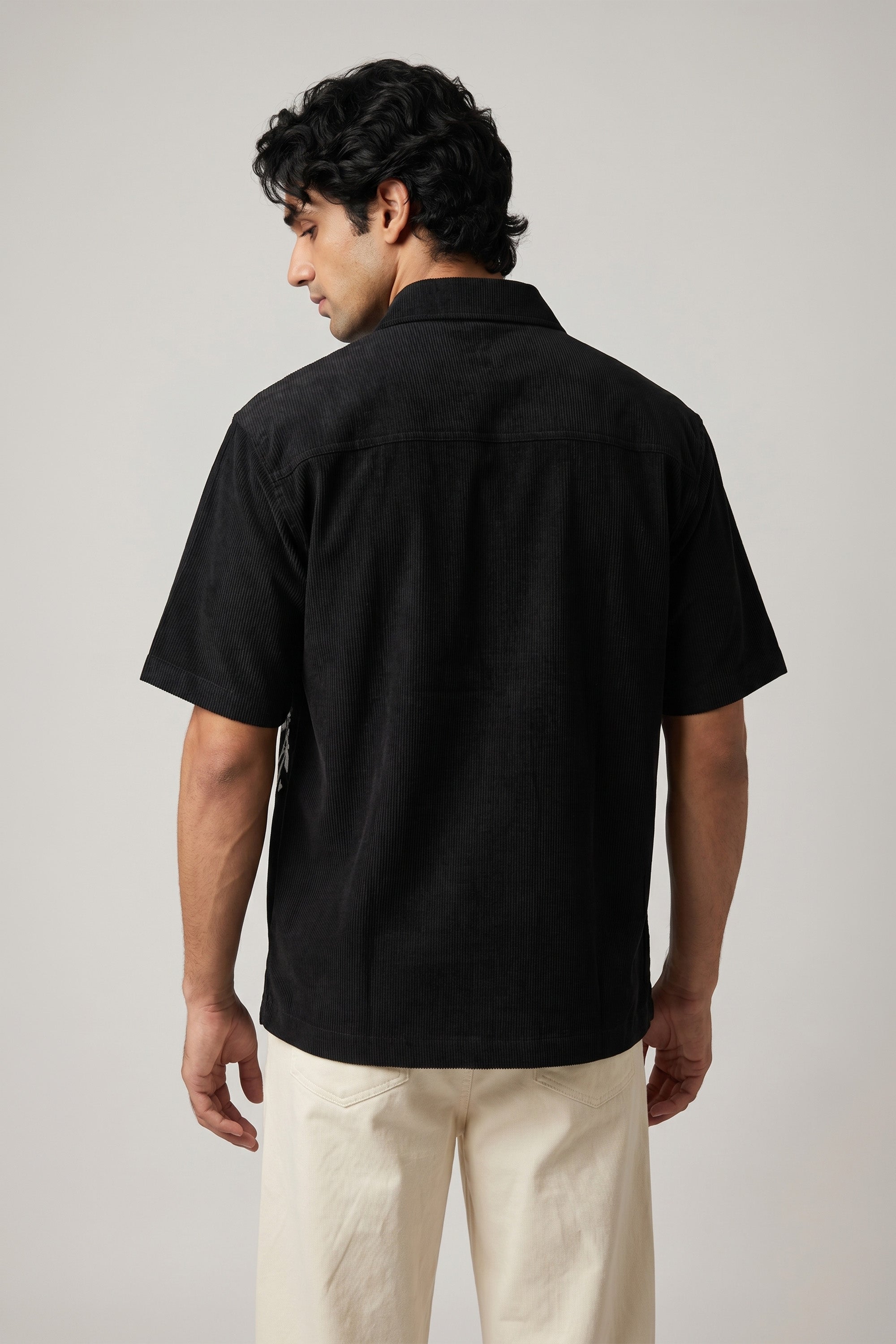 The Noir Bloom Oversized Shirt