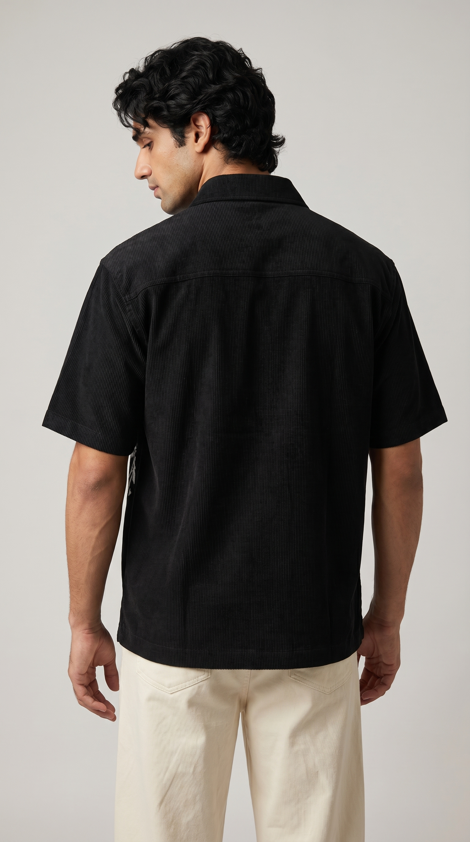 The Noir Bloom Oversized Shirt