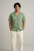 The Hummingbird Embroidery Shirt