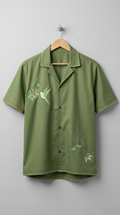 The Hummingbird Embroidery Shirt