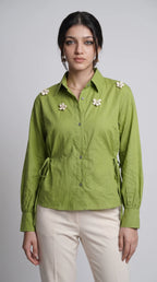 Sea Shell Side-Tie Shirt
