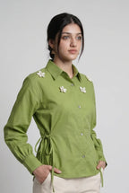 Sea Shell Side-Tie Shirt