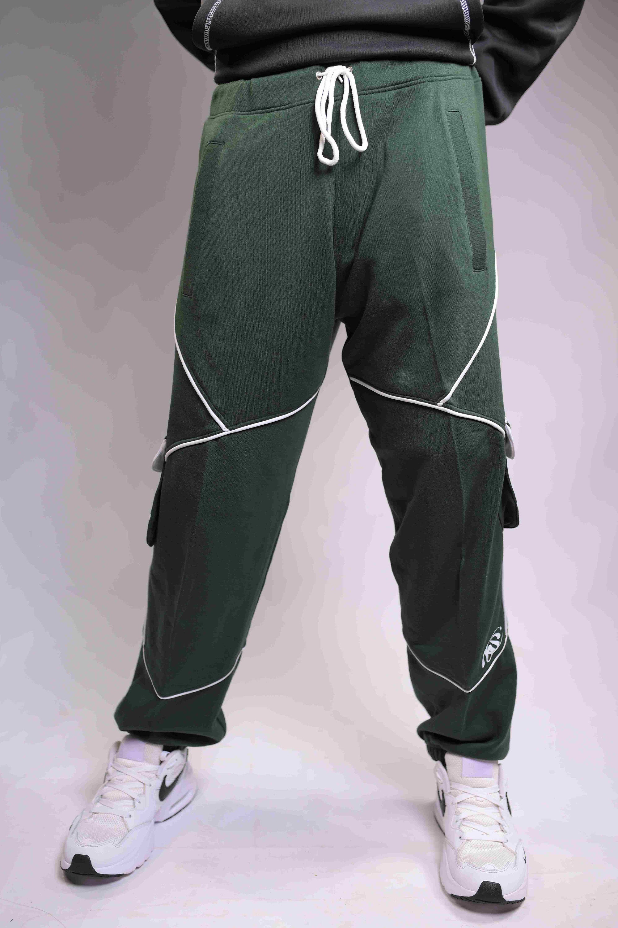 Orbit Fleece Joggers – Forest Green